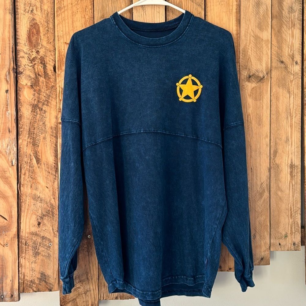 Sheriff Woody Disney Pixar Toy Story Adult Spirit Jersey Oversized Size Small - Picture 2 of 14